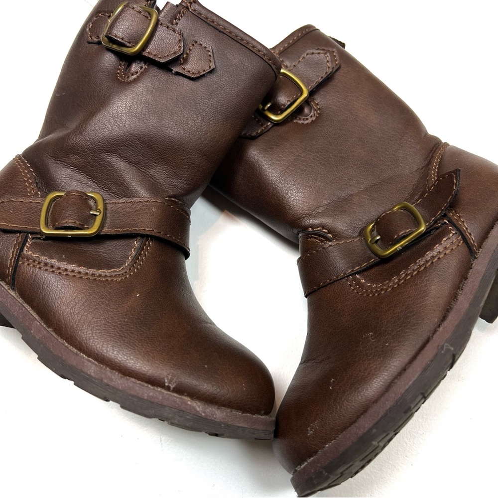 Carters Girls Buckle Riding Boots Sz 8 - Picture 11 of 11